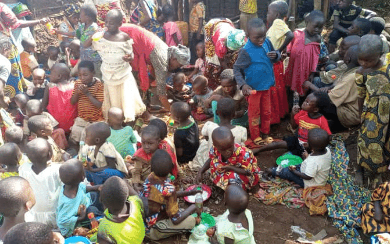 Christmas dinner for street children